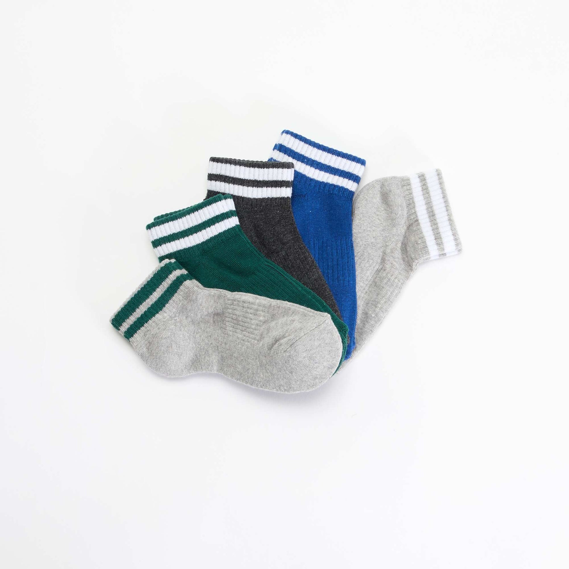 Pack of 5 sports socks GREY