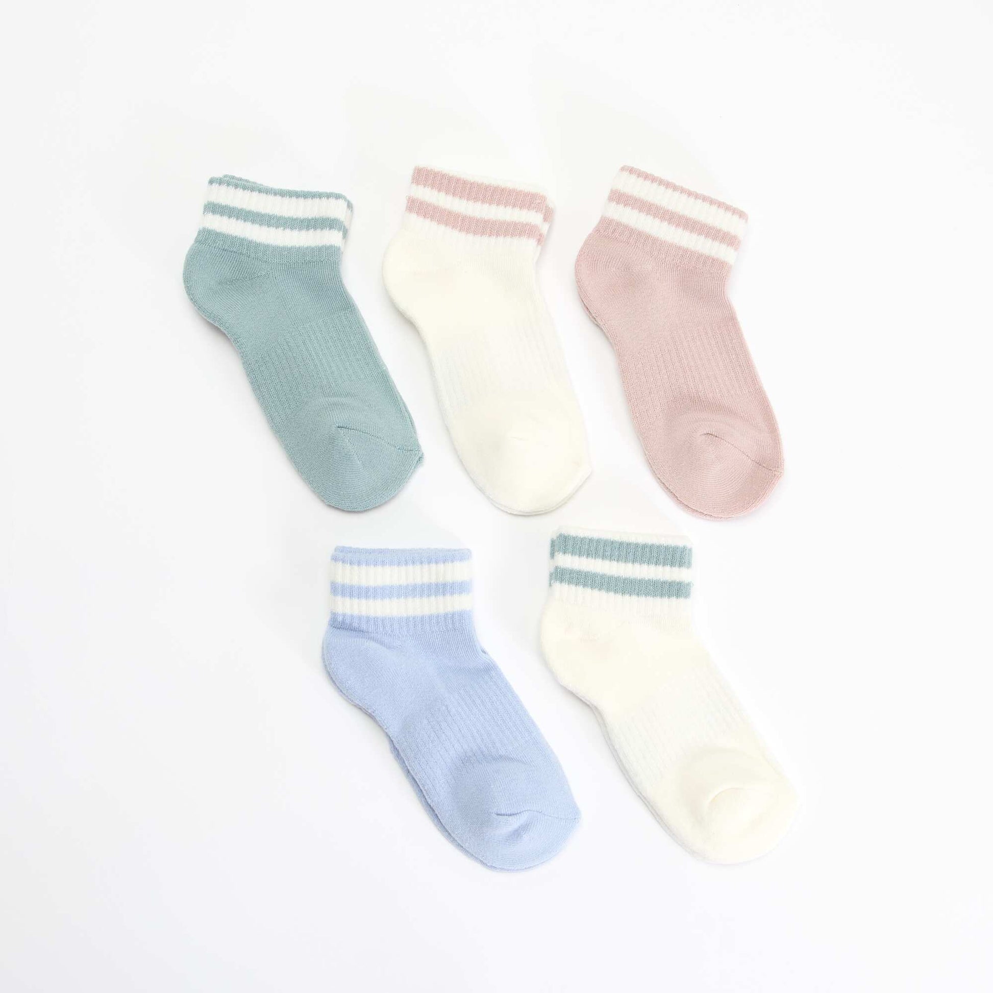Pack of 5 Sports Socks BLUE