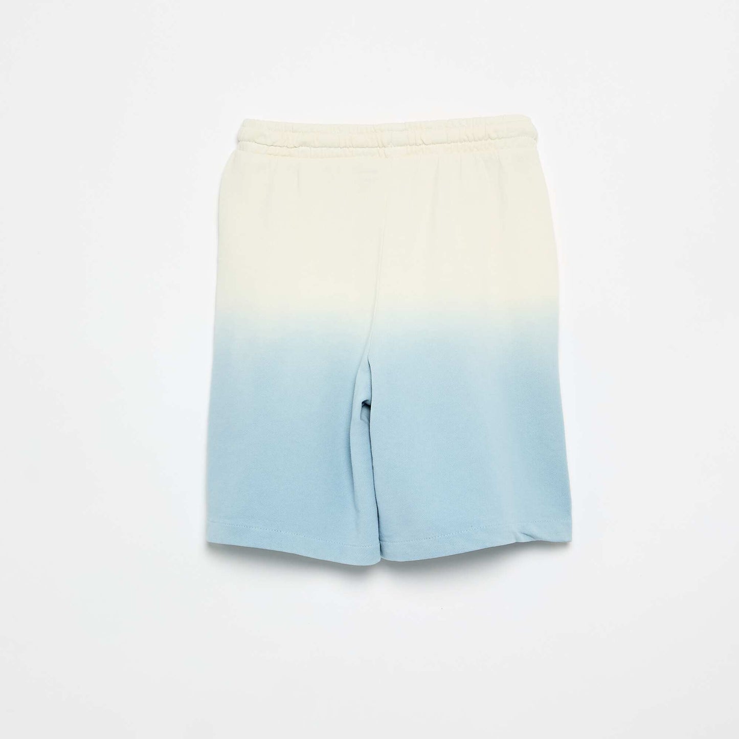 Tie-dye French Terry Bermuda Shorts BLUE