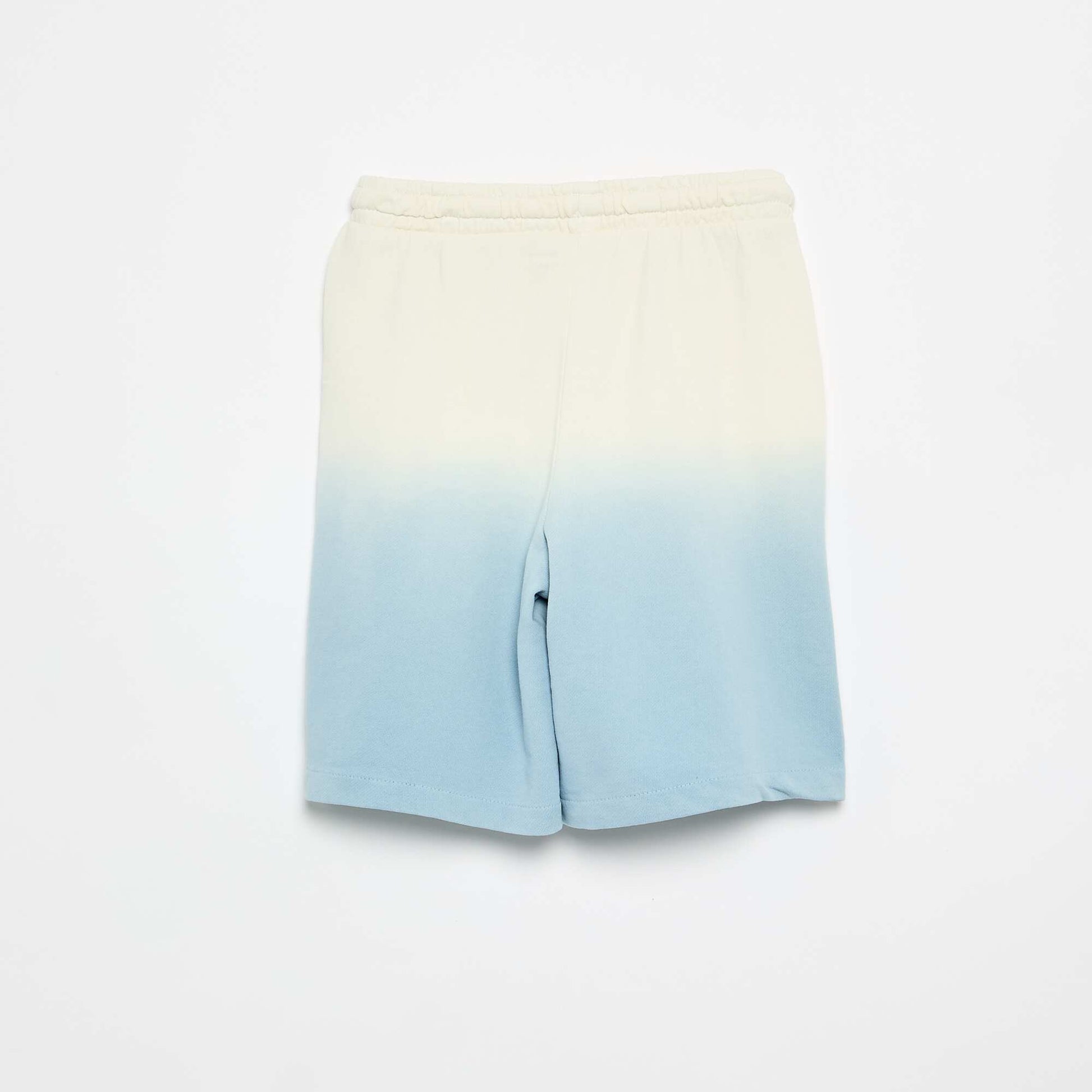 Tie-dye French Terry Bermuda Shorts BLUE