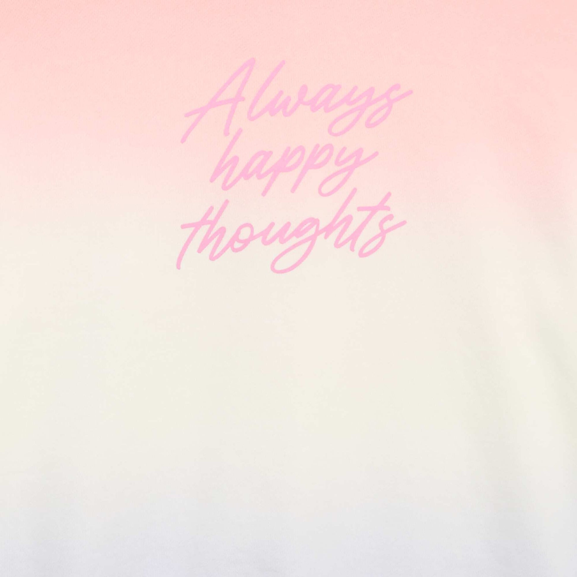 Tie-dye Hooded Long-Sleeve Sweatshirt PINK