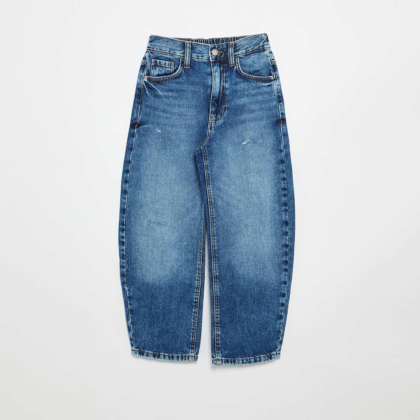Wide-leg denim trousers BLUE