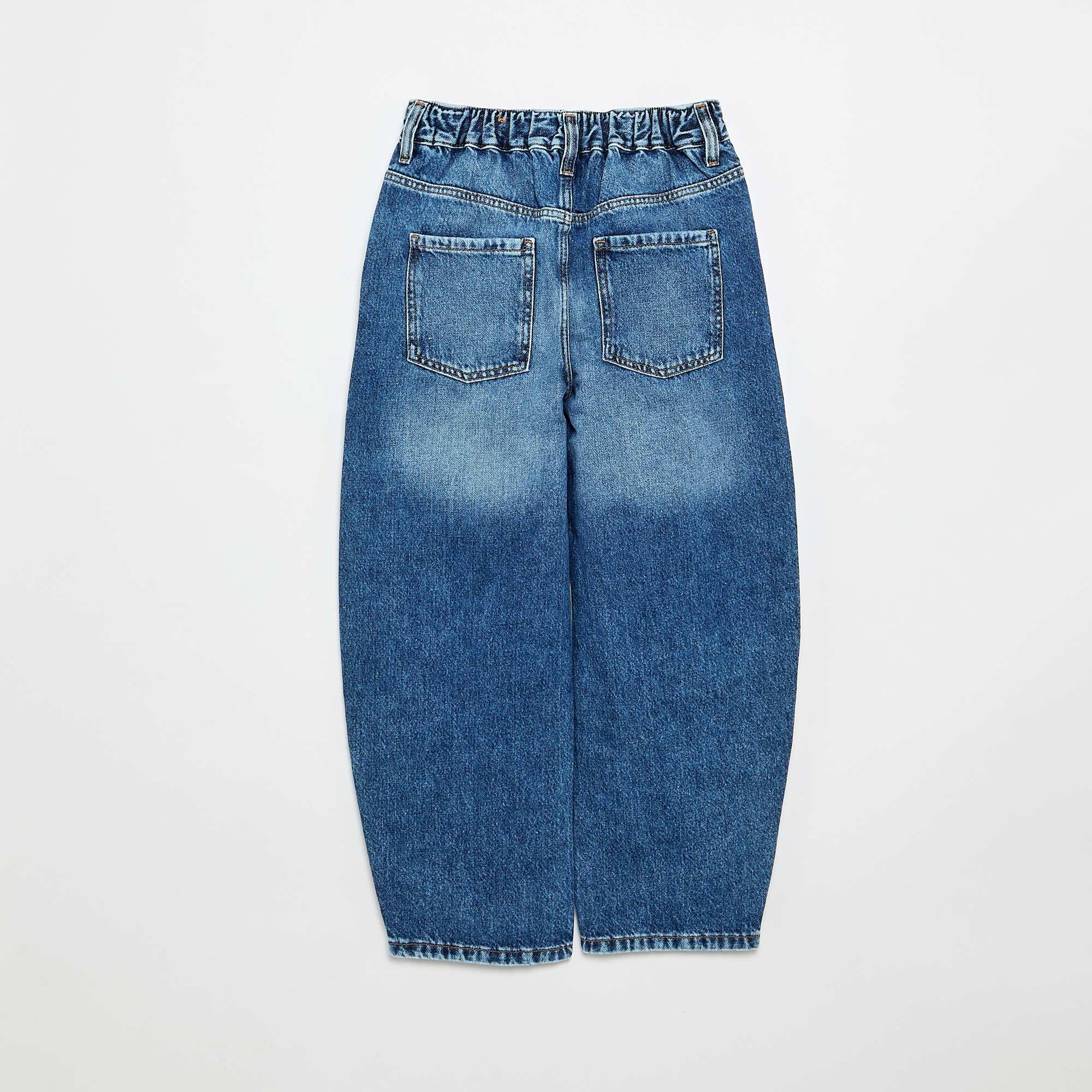 Wide-leg denim trousers BLUE
