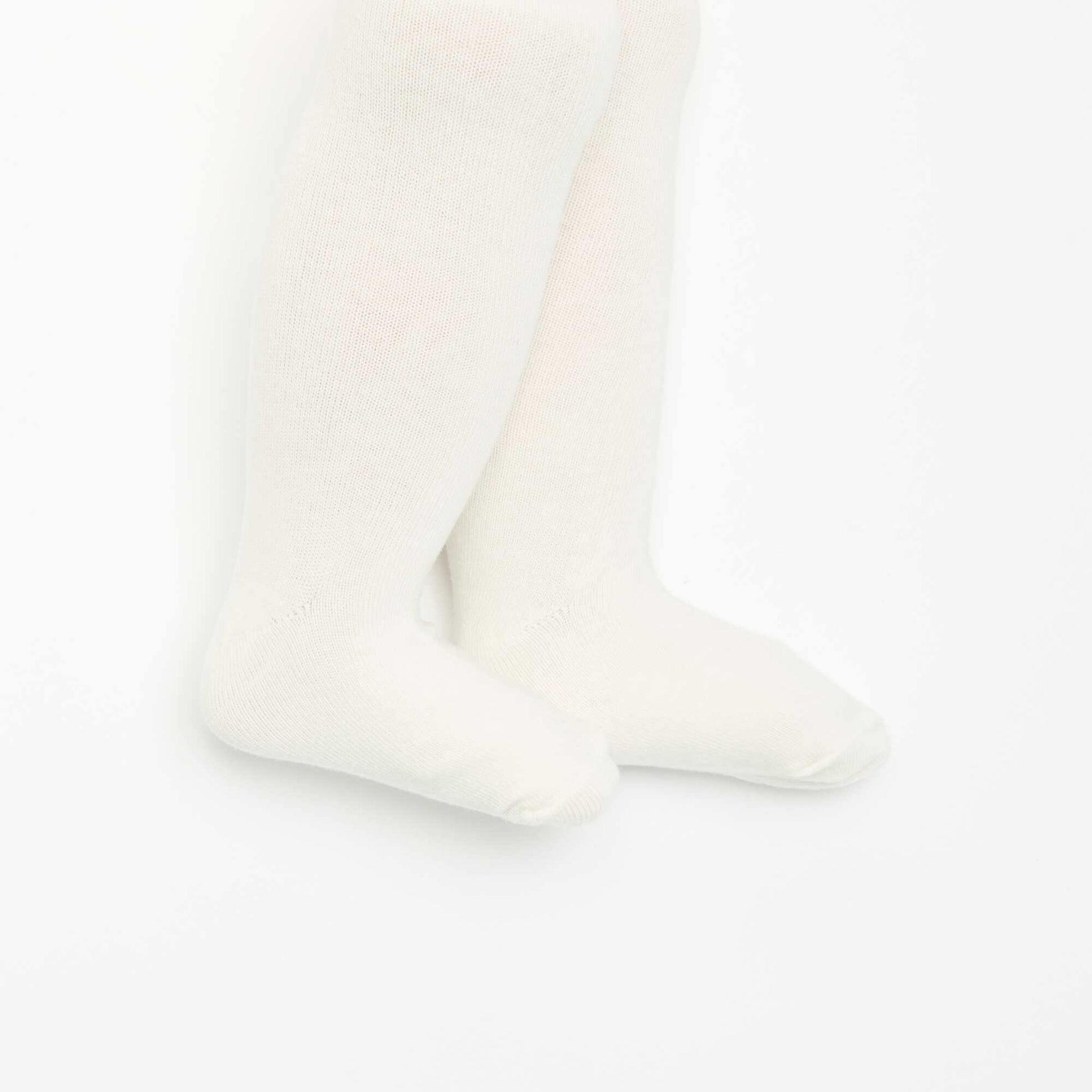 Pack of 2 pairs of tights WHITE