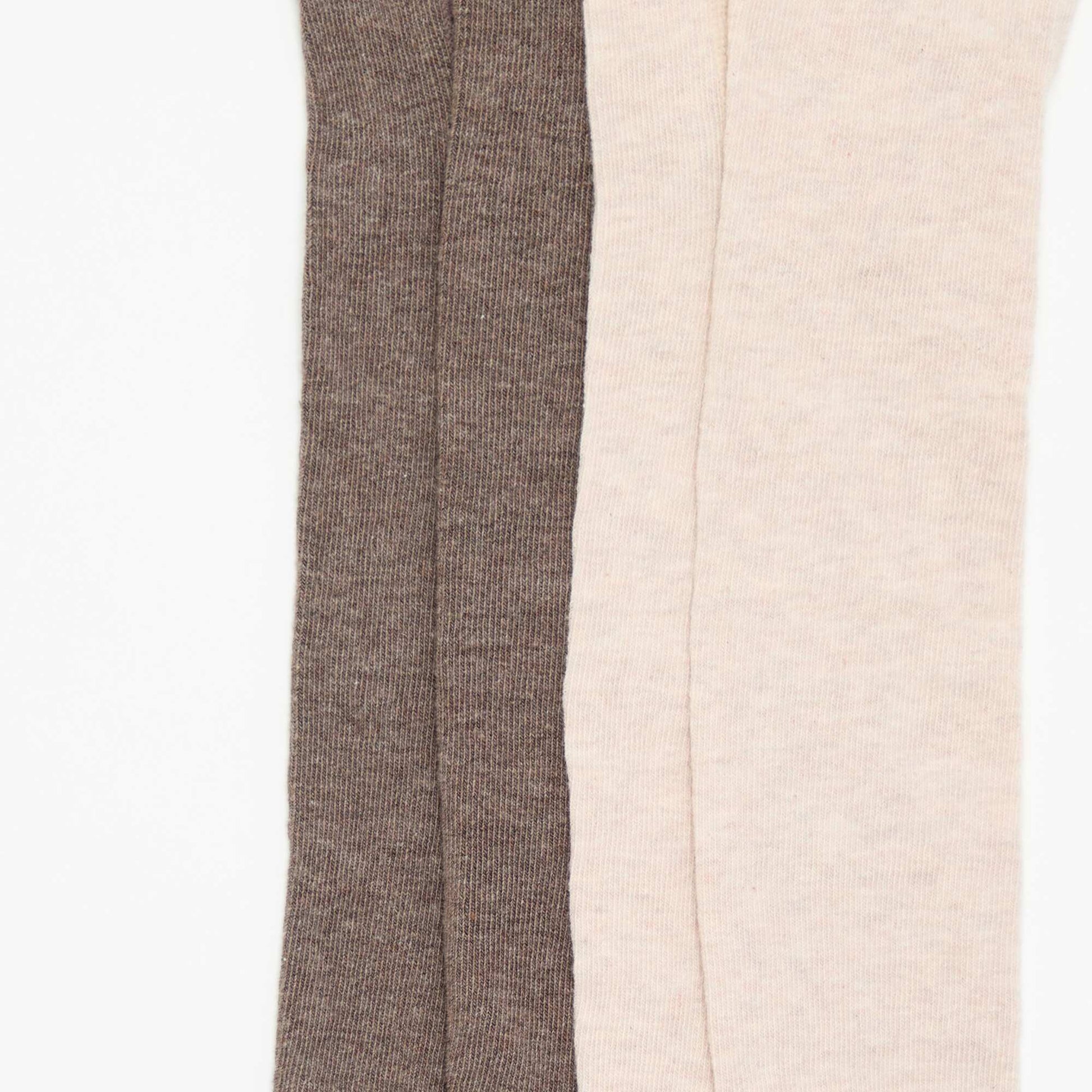 Pack of 2 pairs of tights BROWN