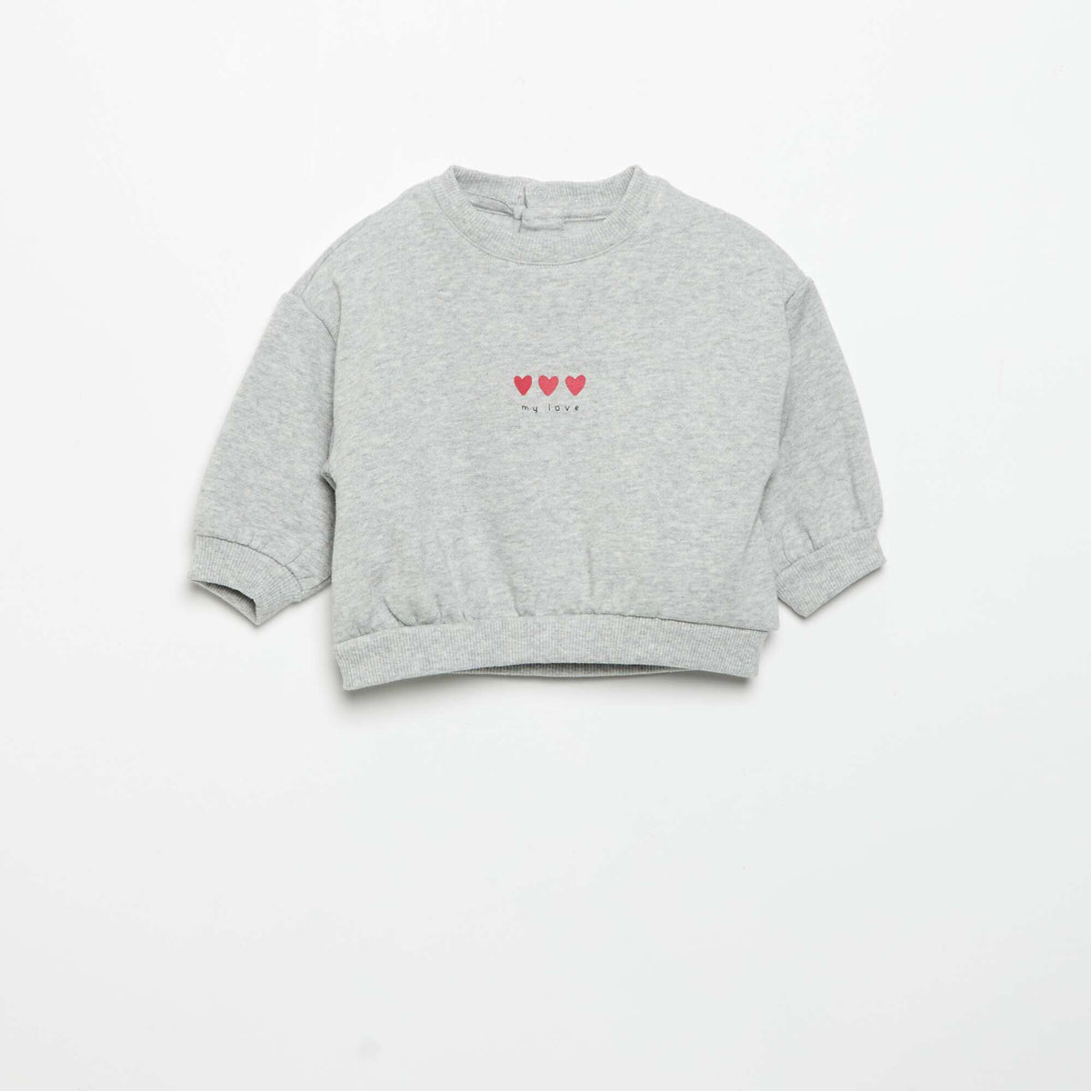 Pack of 2 Printed Sweatshirts WHITE