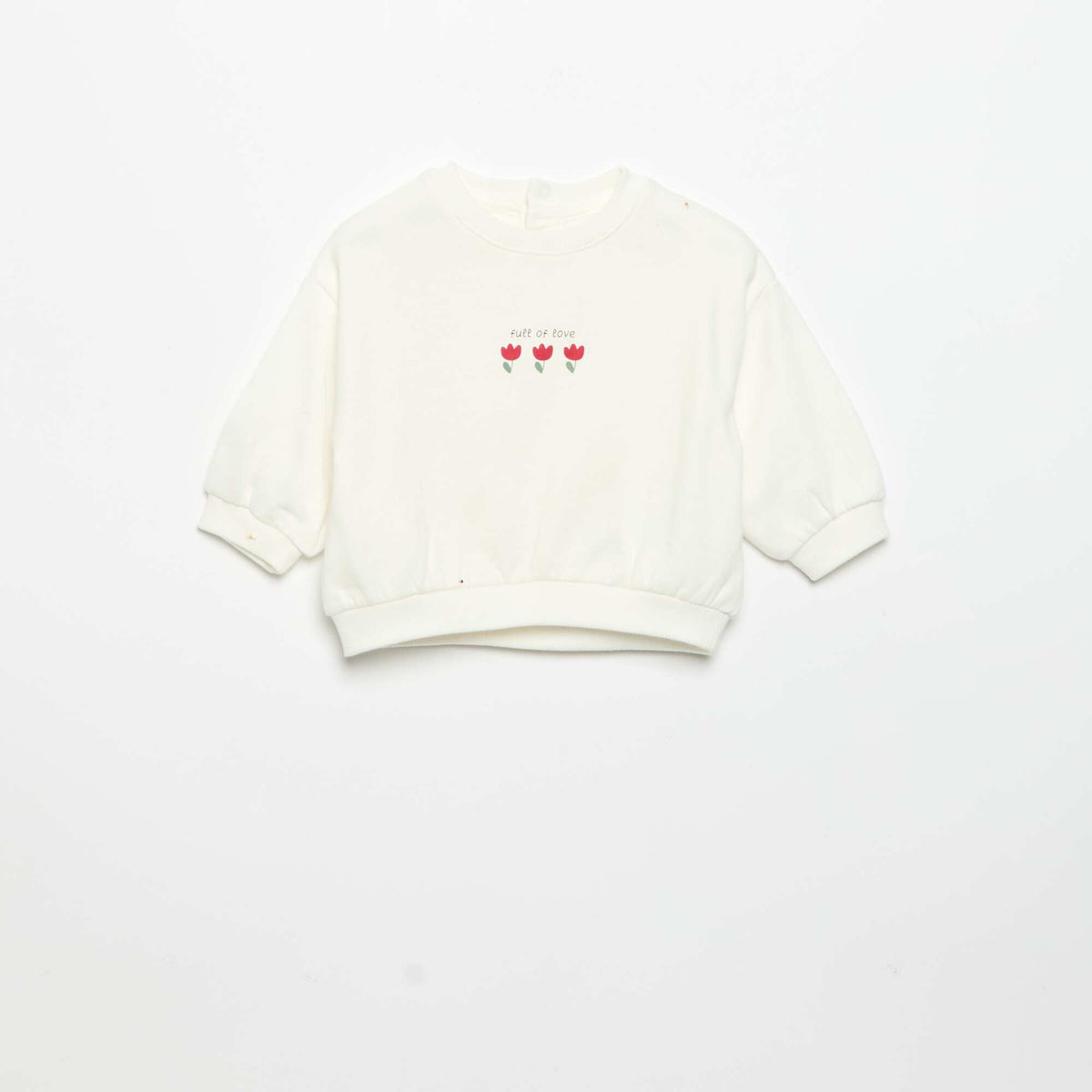 Pack of 2 Printed Sweatshirts WHITE