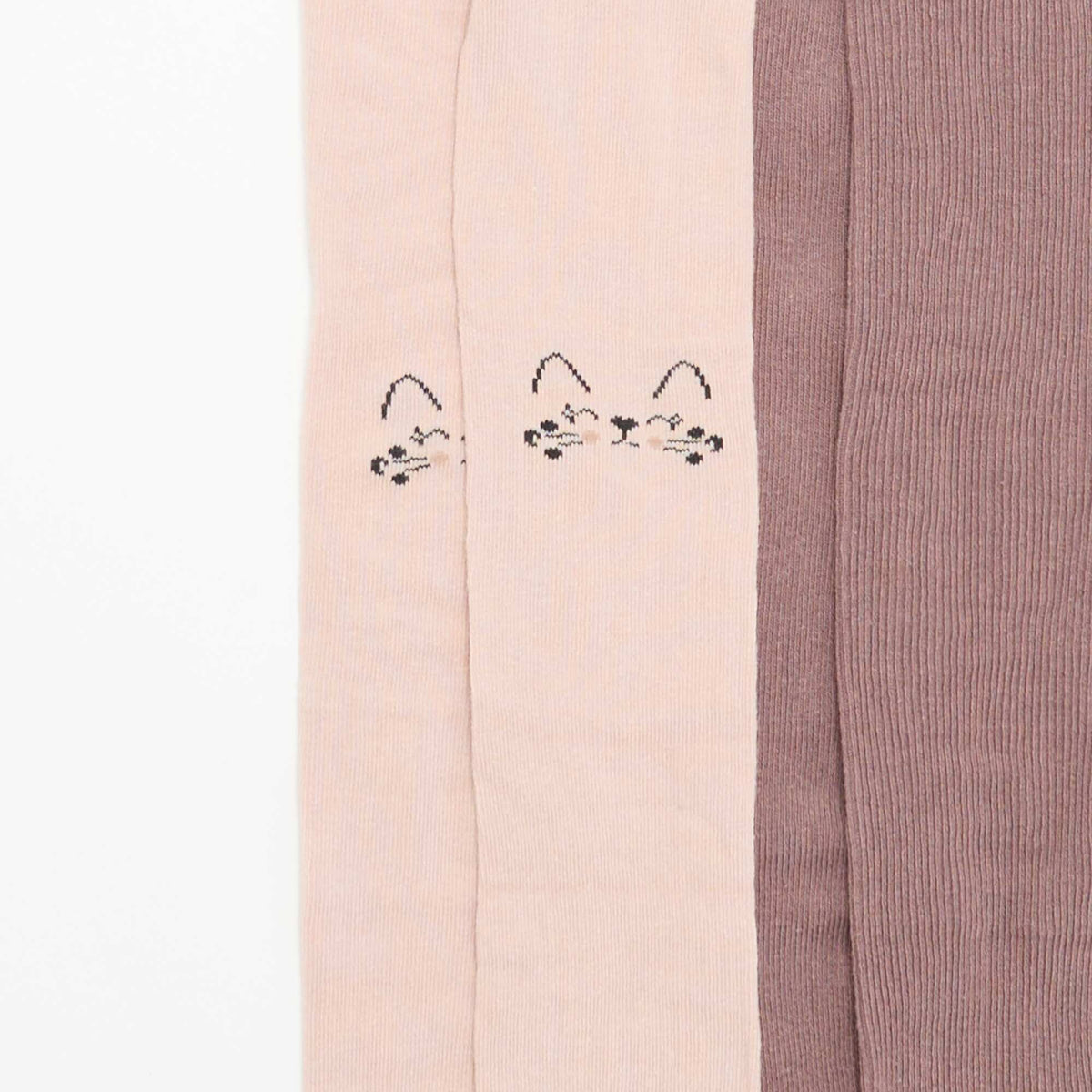 Pack of 2 patterned tights PINK