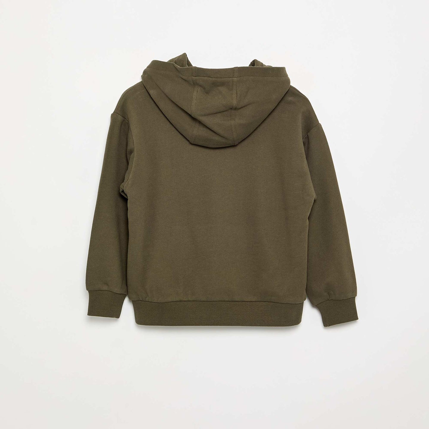 Hooded sweatshirt with kangaroo pocket KHAKI