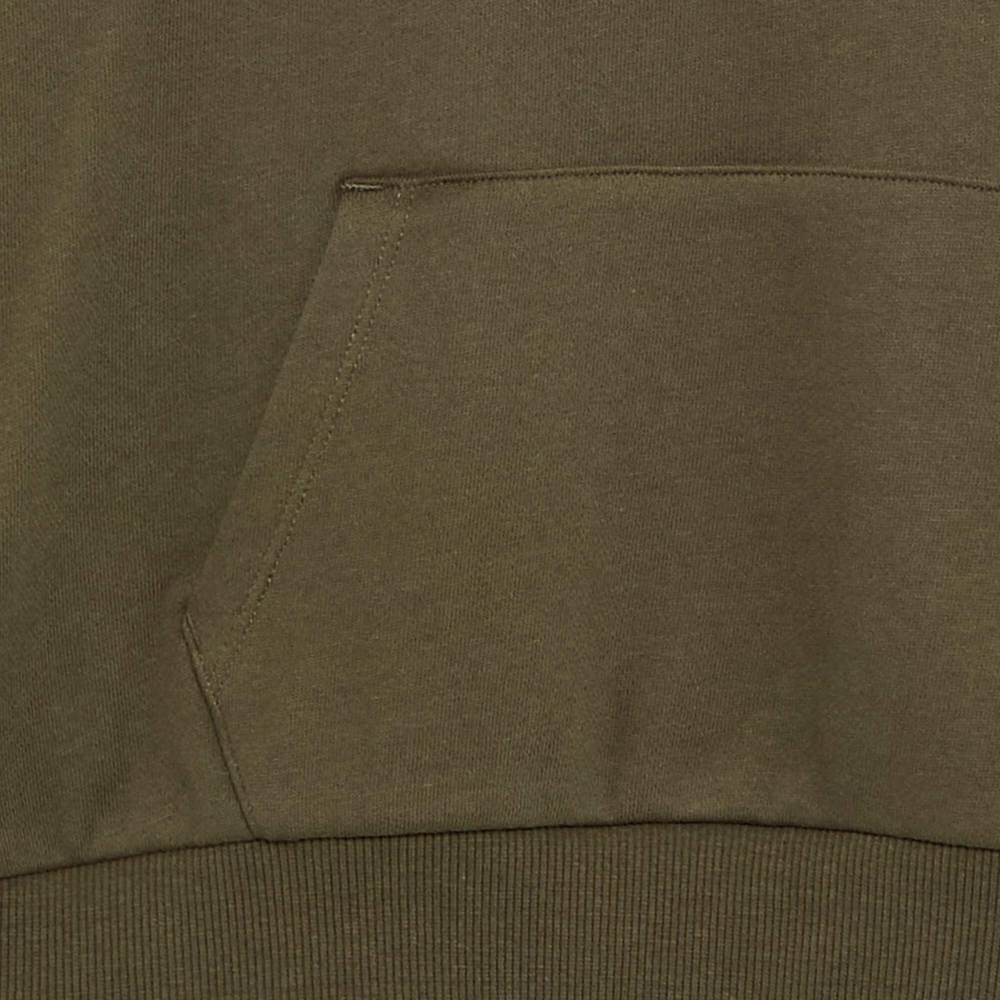 Hooded sweatshirt with kangaroo pocket KHAKI