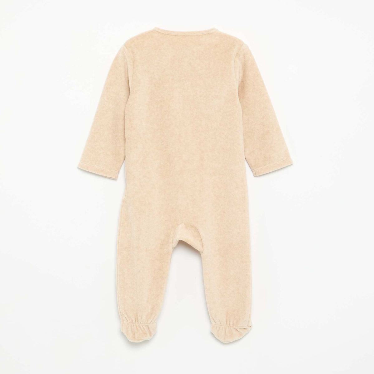 Disney long-sleeved velvet sleepsuit BEIGE