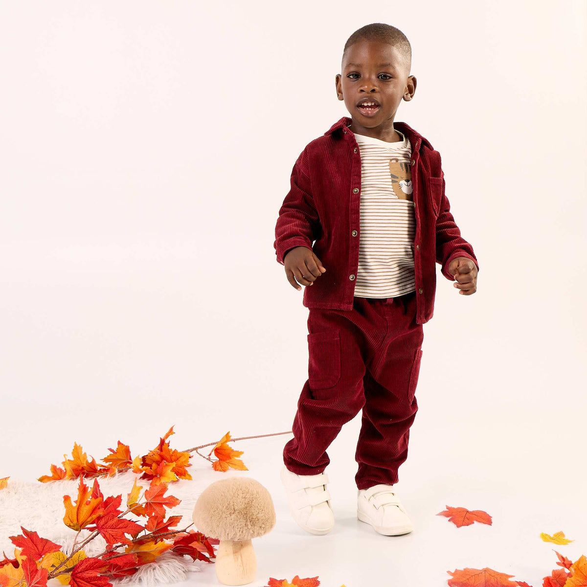 Corduroy trousers RED