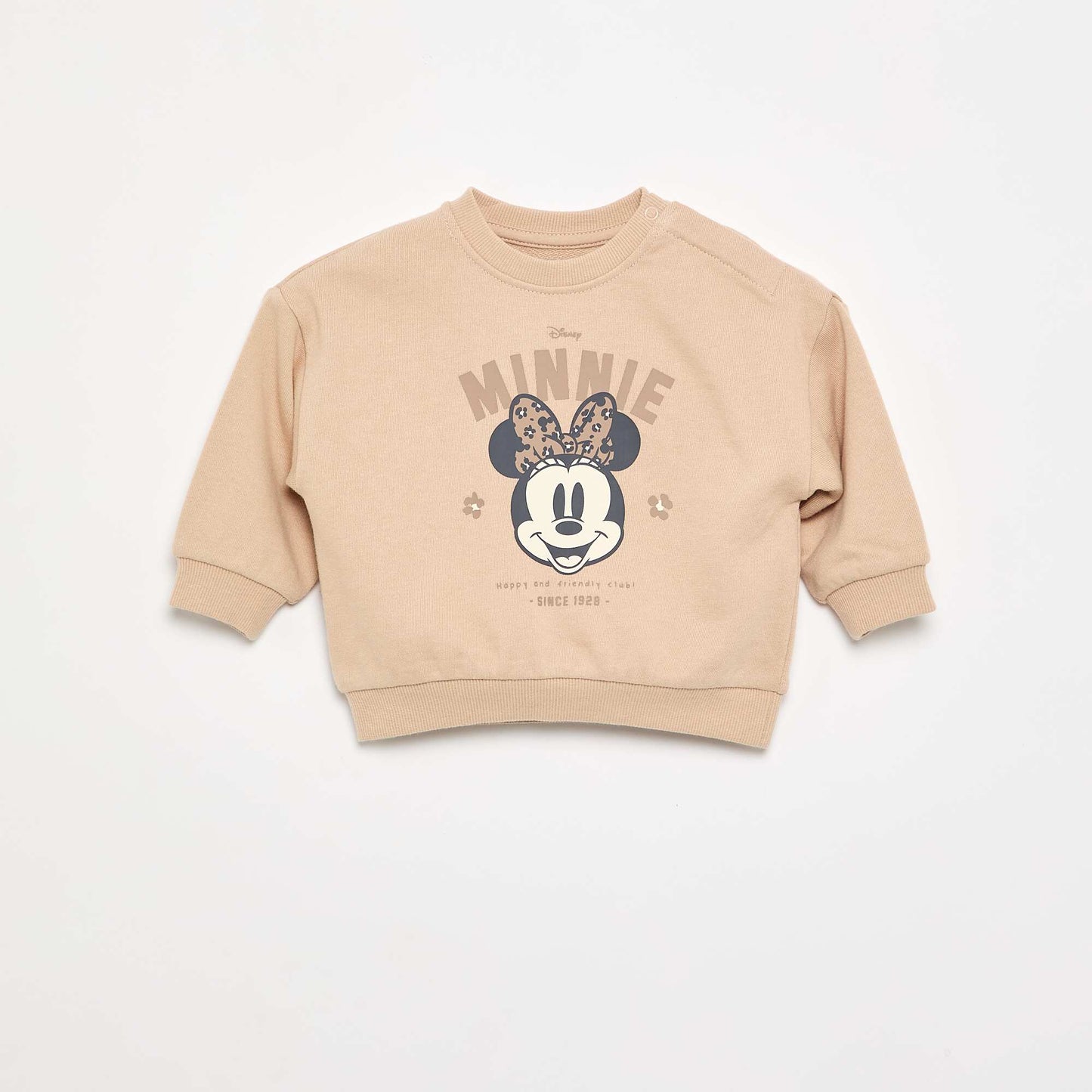 'Disney' Unbrushed Fleece Sweatshirt BEIGE