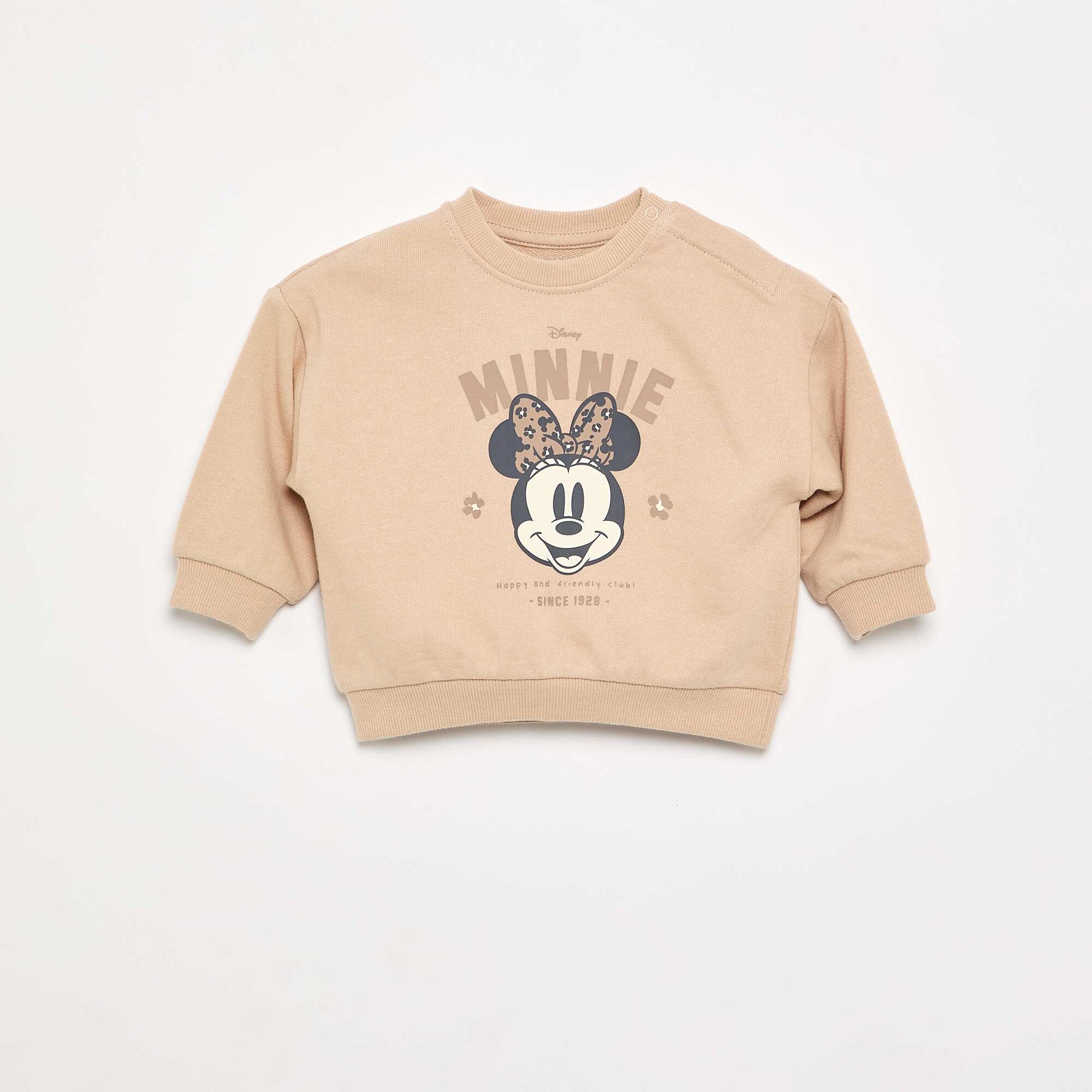 'Disney' Unbrushed Fleece Sweatshirt BEIGE