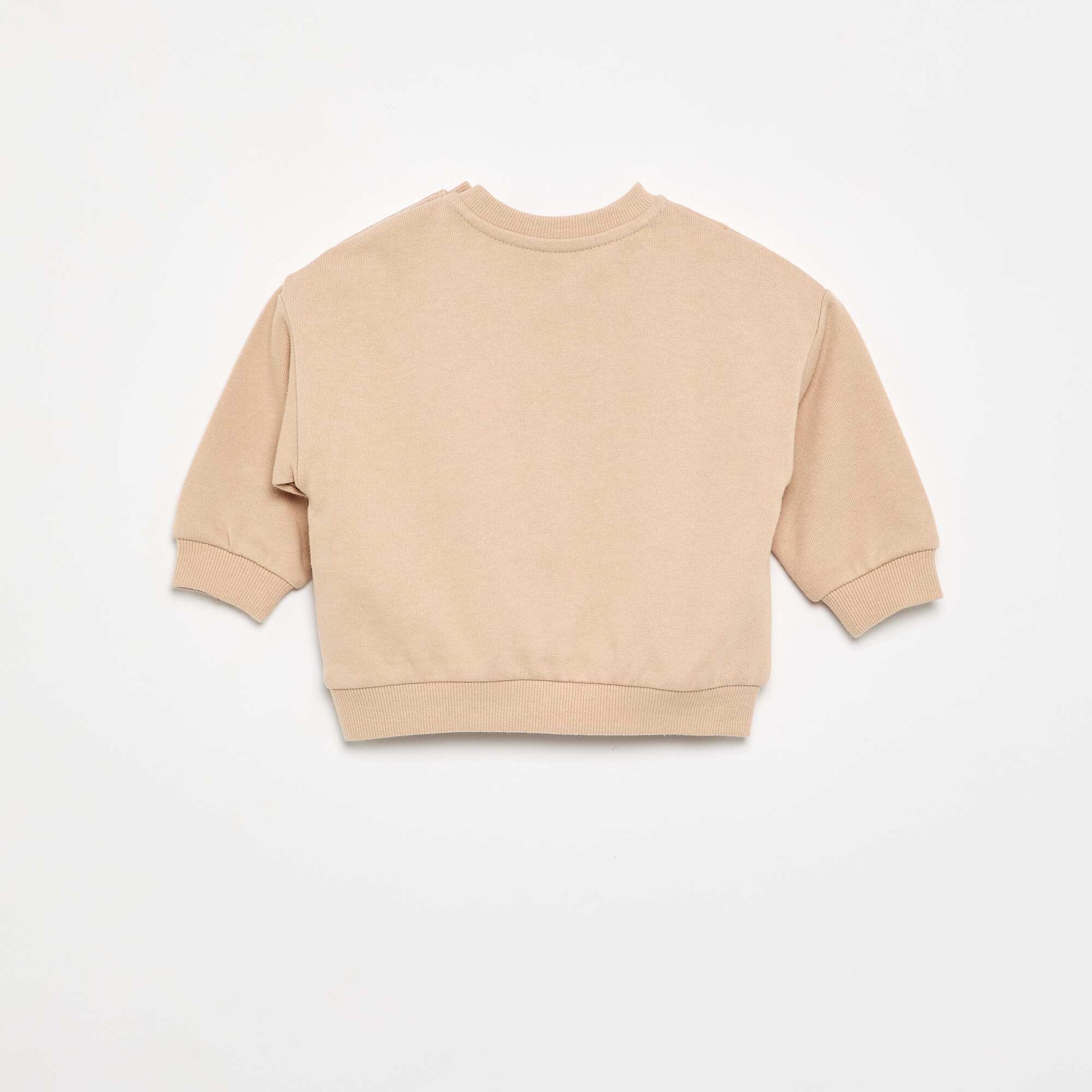 'Disney' Unbrushed Fleece Sweatshirt BEIGE