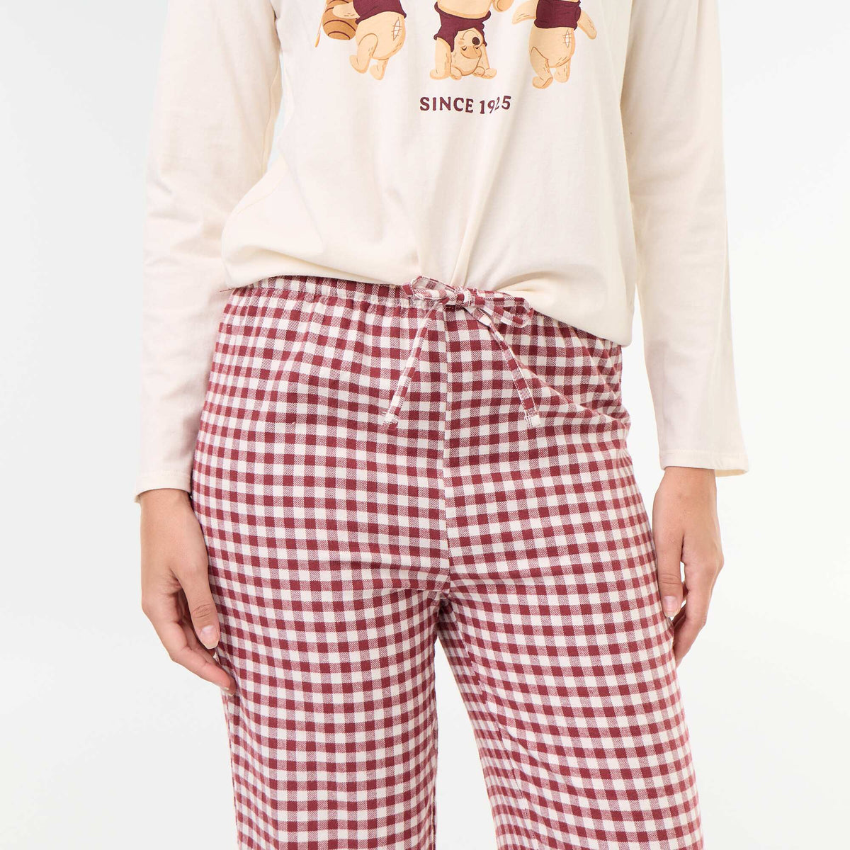 Winnie the Pooh' 'Disney' Long Pyjama Set - 2 Pieces WHITE
