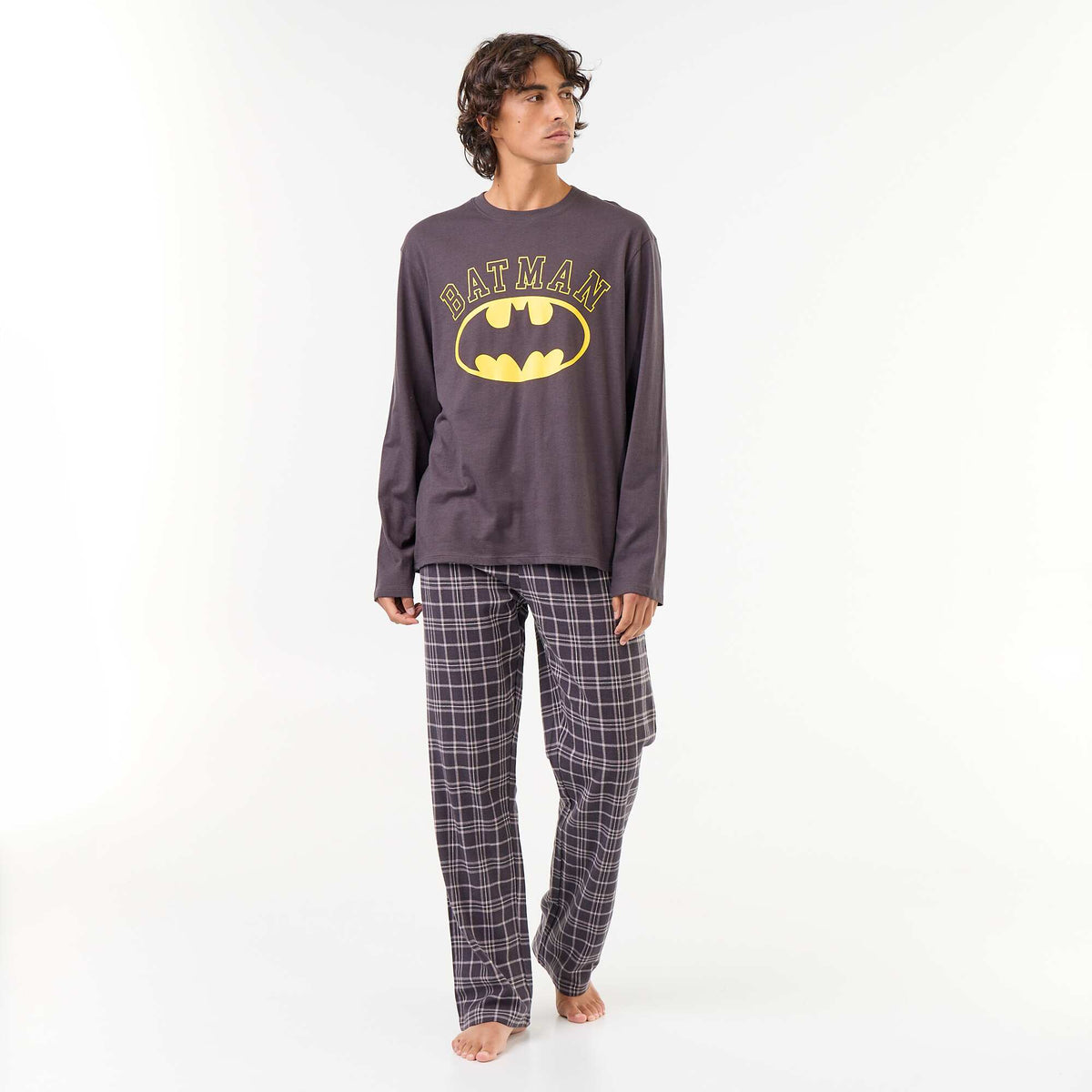 Batman \'DC Comics\' 2-Piece Pajamas BLACK