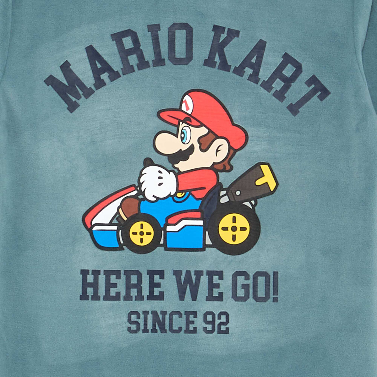 'Mario Kart' 2-piece Pajamas - Long-sleeved T-shirt + Pants BLUE