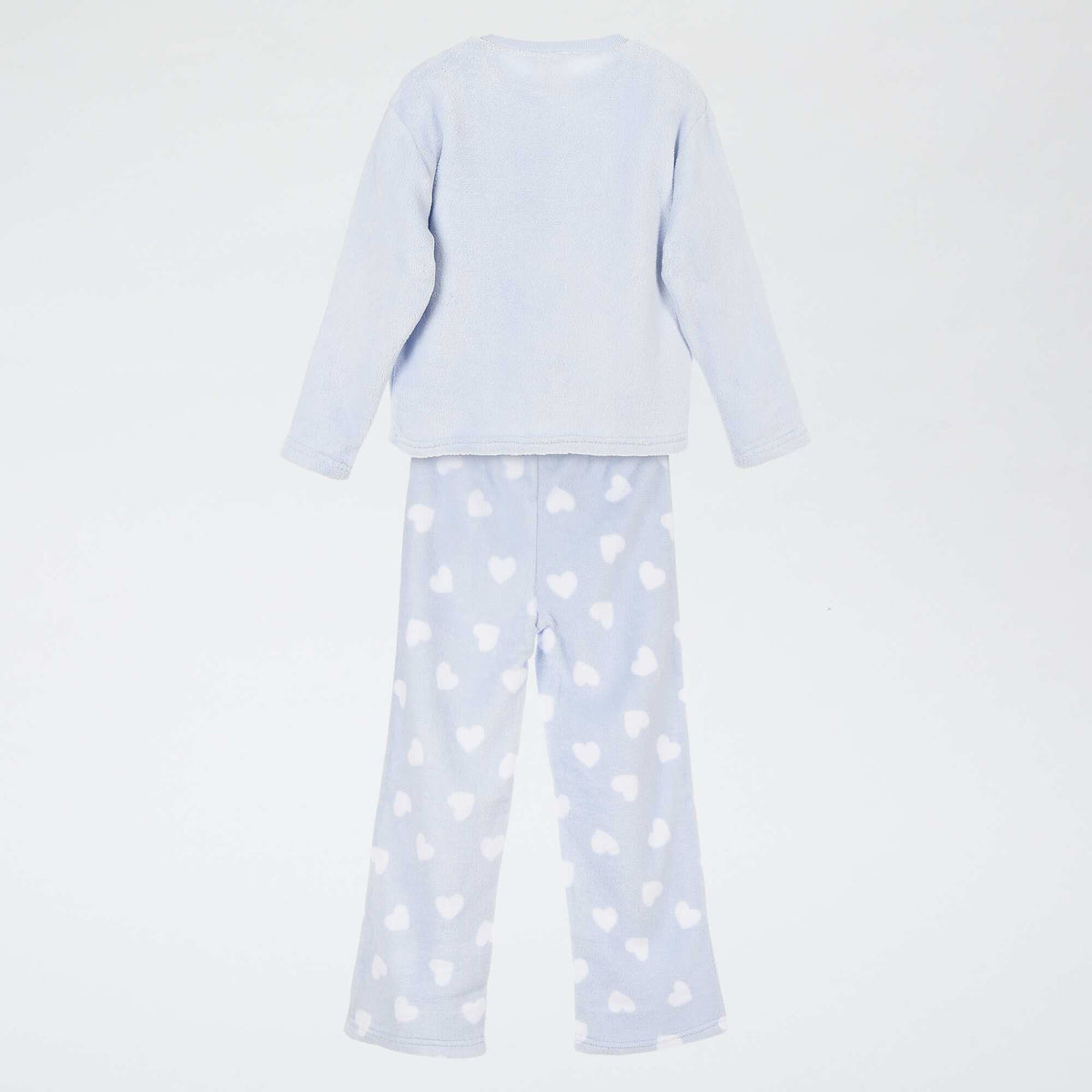 Warm 'Hello Kitty' Fleece Pajamas BLUE