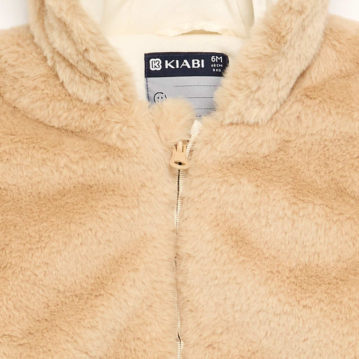 Faux Fur Pilot Jumpsuit BROWN