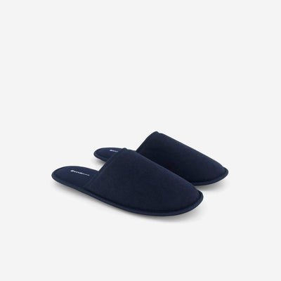 Plain Mule Slippers BLUE