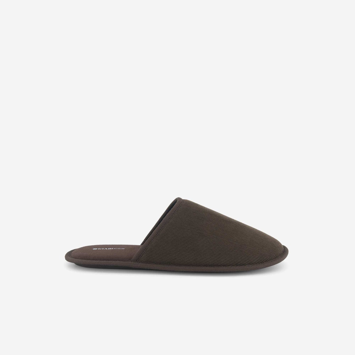 Plain Mule Slippers BROWN