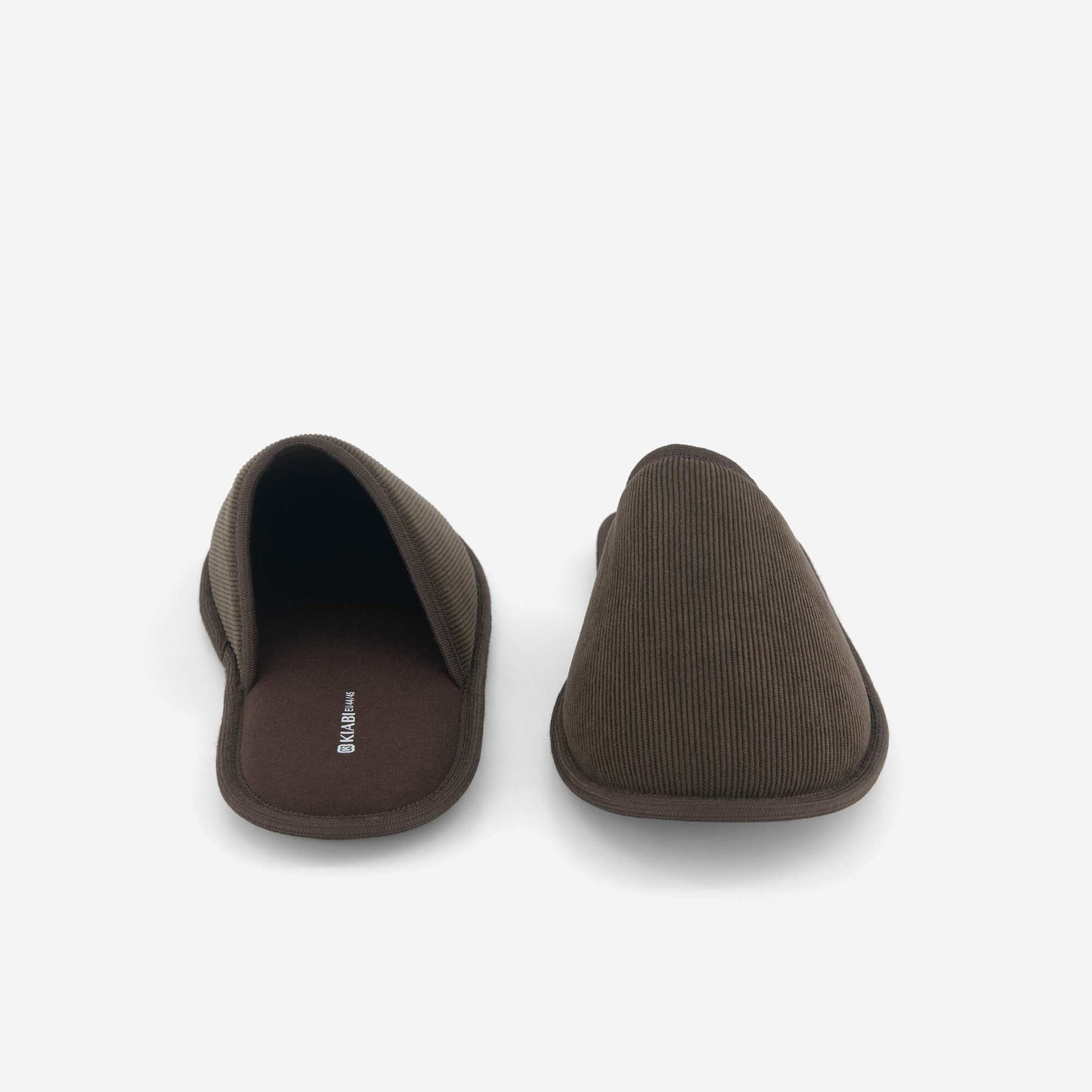 Plain Mule Slippers BROWN