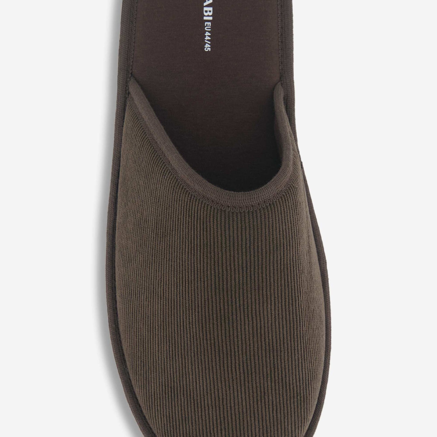 Plain Mule Slippers BROWN