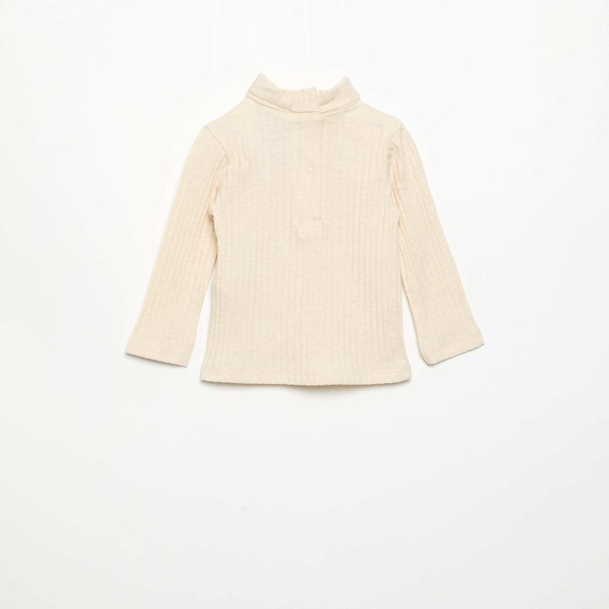 Fine Ribbed Undershirt BEIGE