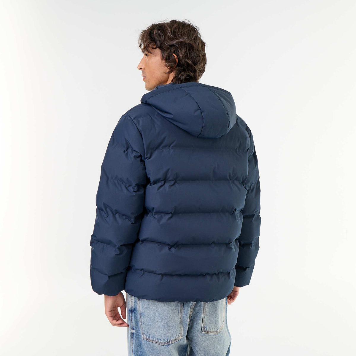 Hooded Padded Jacket BLUE