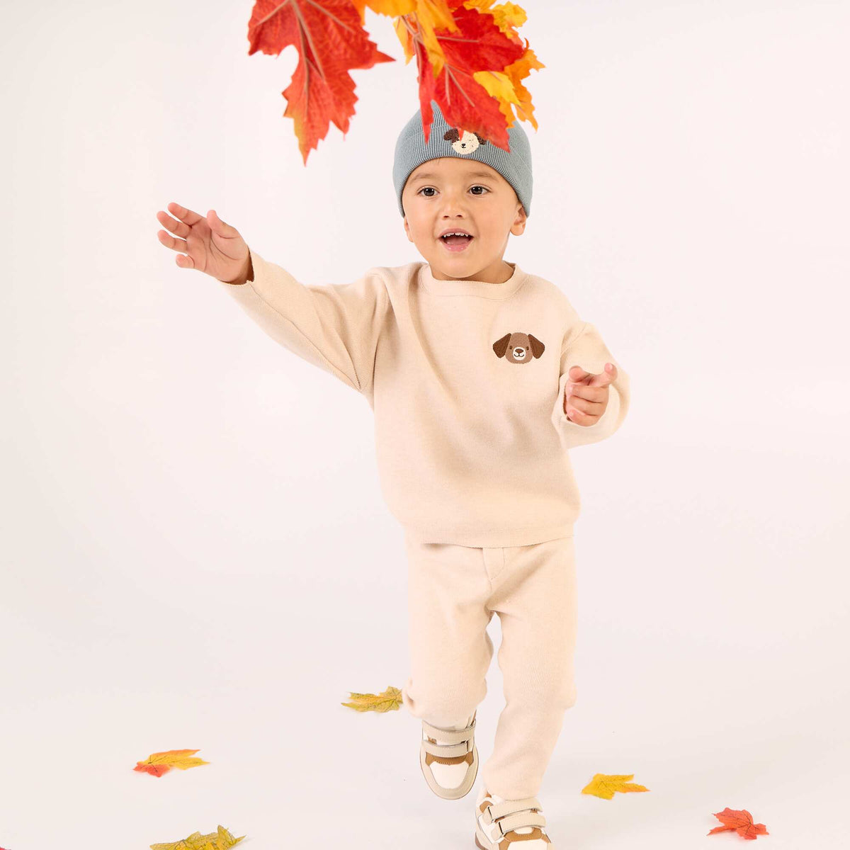 2-piece set - Sweater + trousers BEIGE