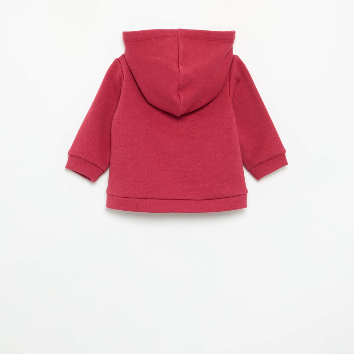 Fleece Hoodie with Rabbit Ears RED