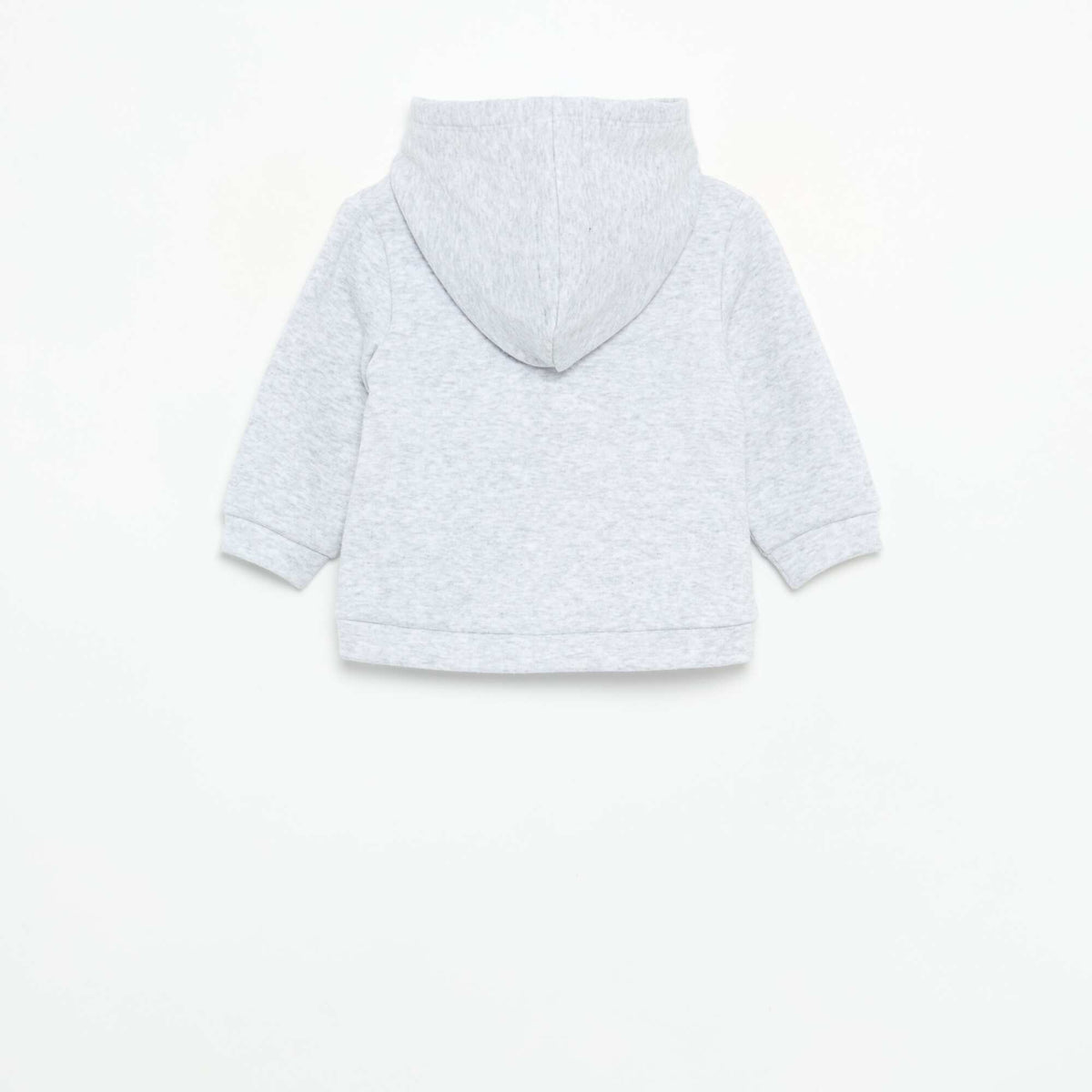 Fleece Hoodie with Rabbit Ears GREY