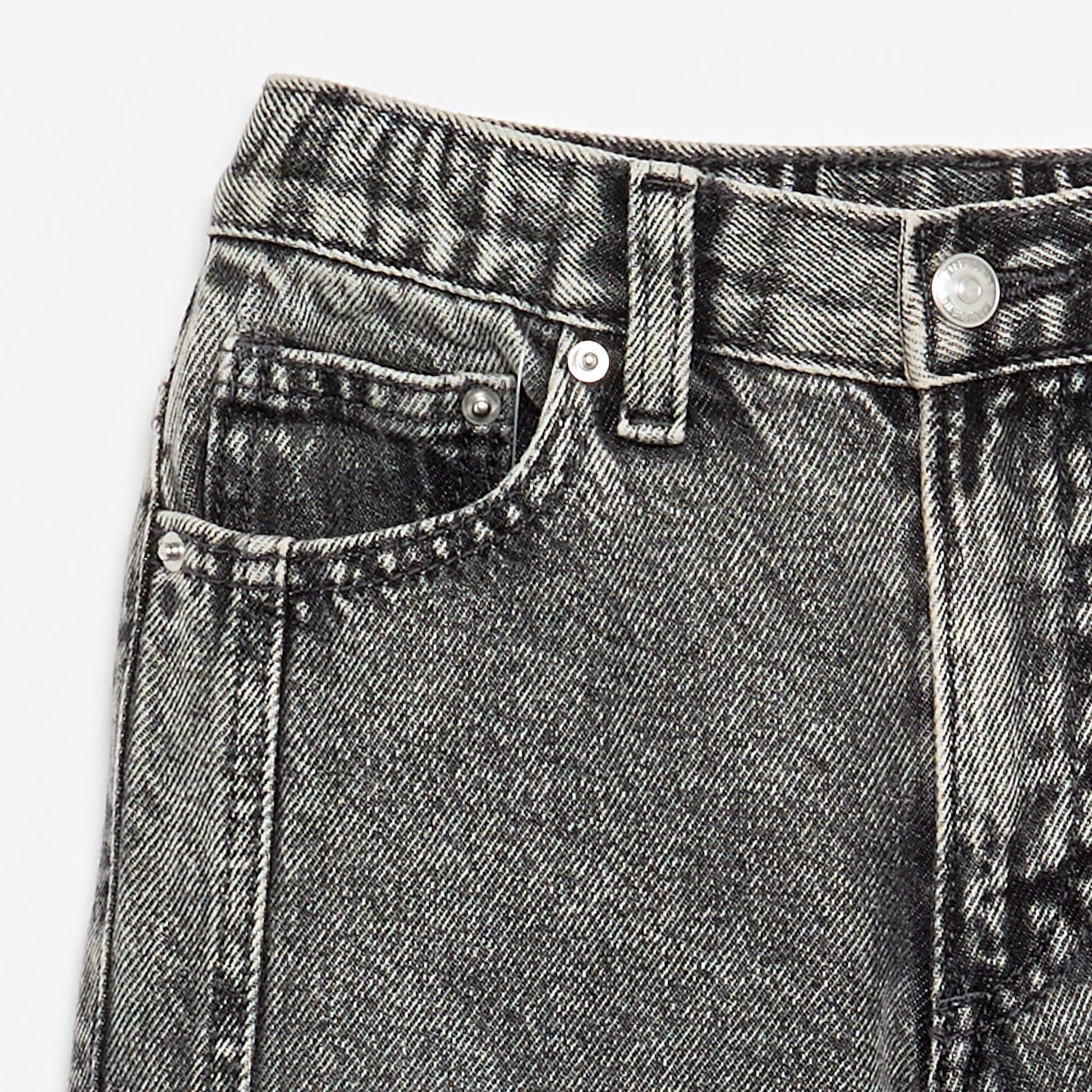 Wide-leg denim pants GREY
