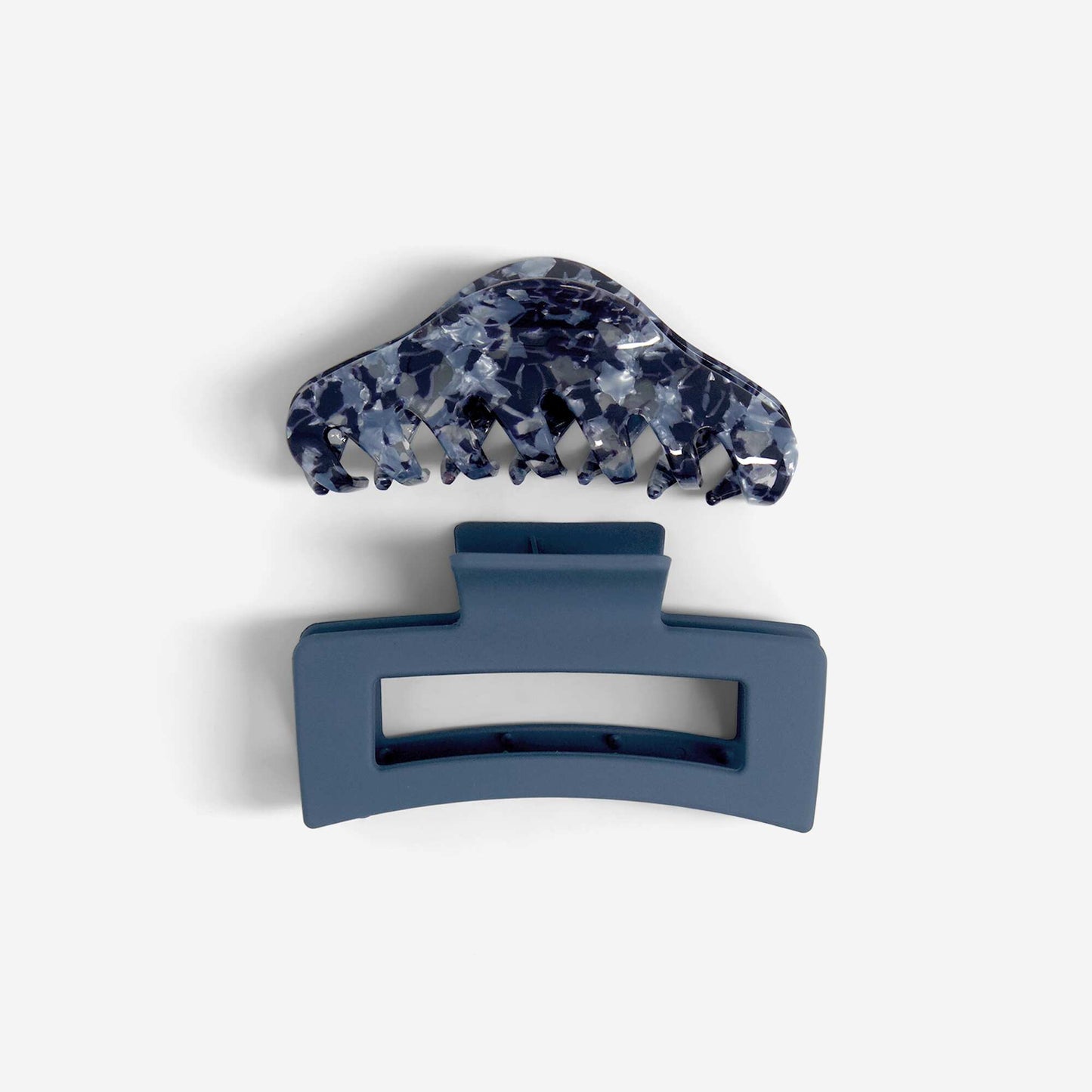 Set of 2 claw clips BLUE