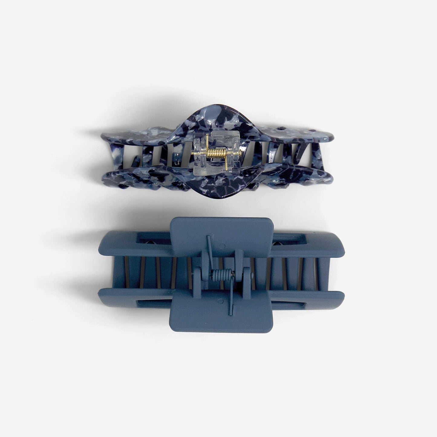 Set of 2 claw clips BLUE
