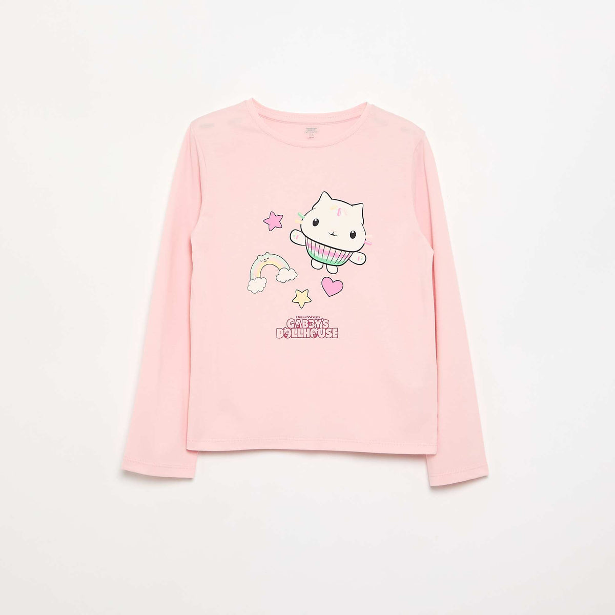 3-Pack 'Gabby's Dollhouse' Long-Sleeve T-Shirts PINK