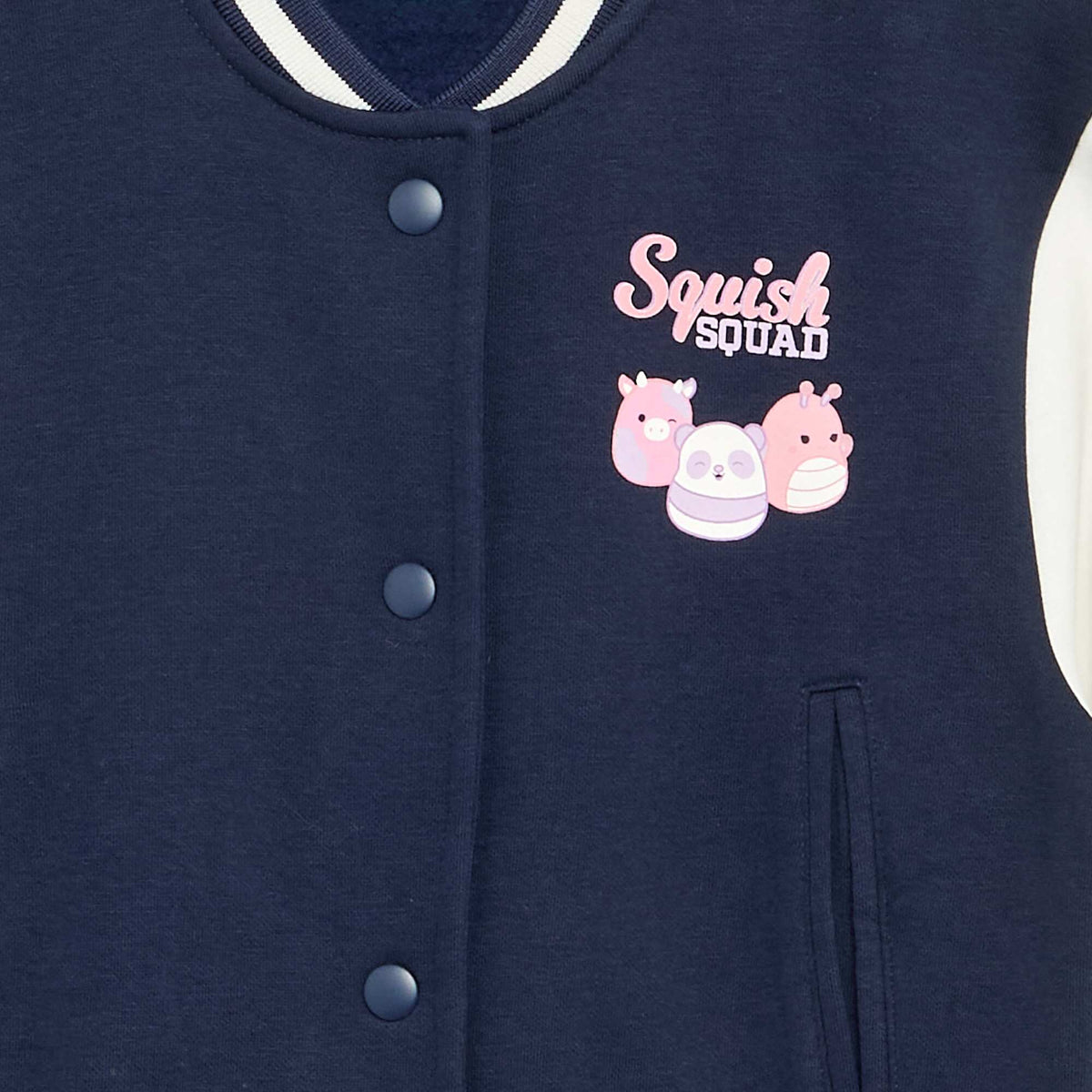 'Squishmallows' Brushed Fleece Jacket BLUE