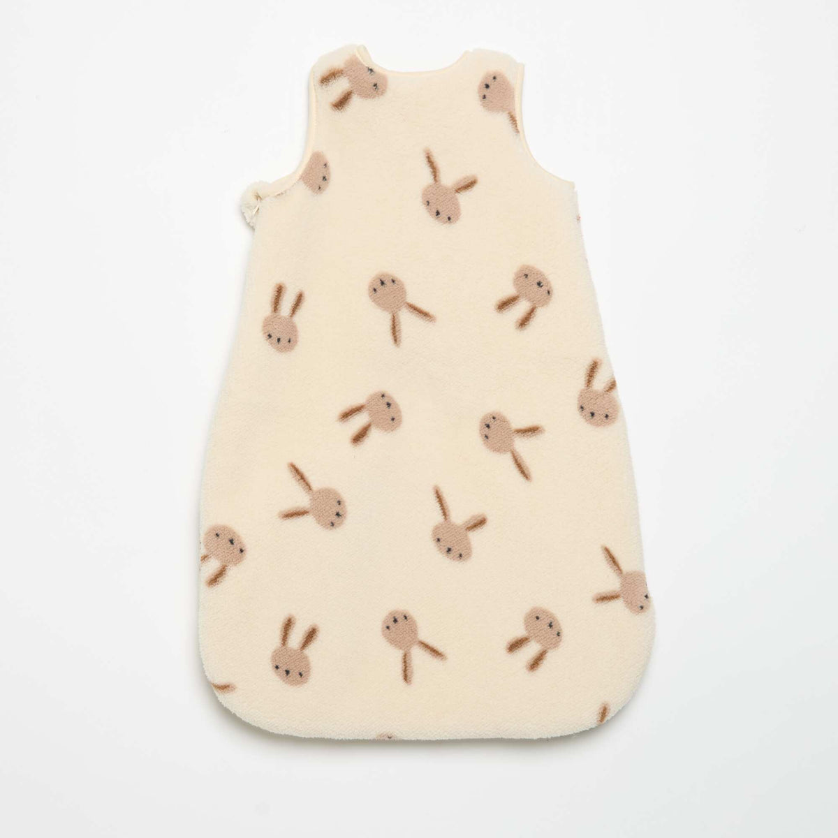 Printed Sleeveless Baby Sleeping Bag BEIGE