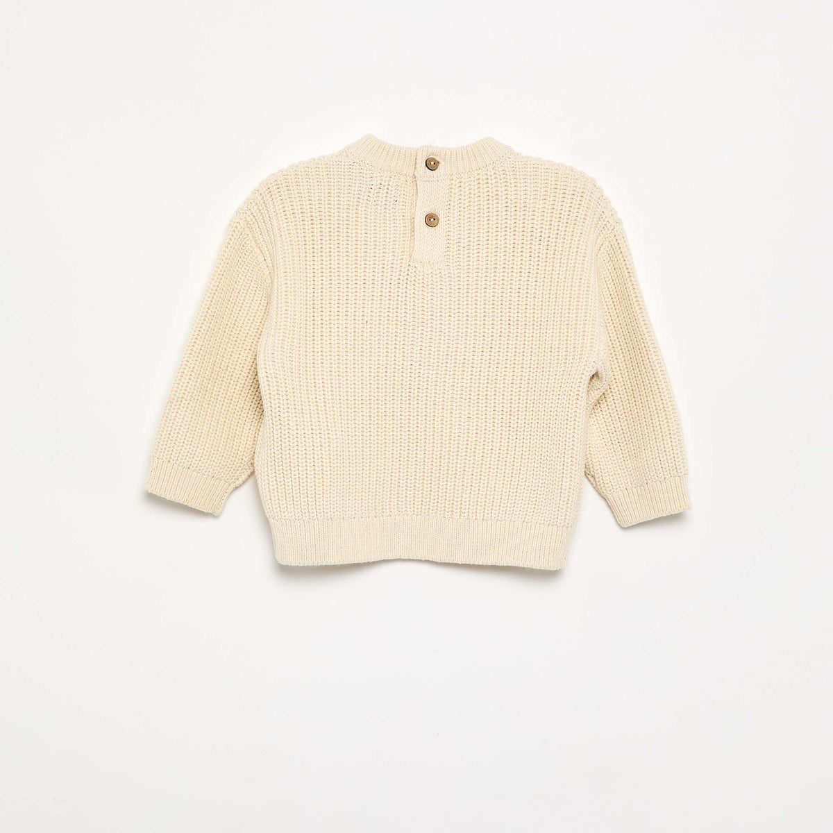 Long-sleeve sweater BEIGE