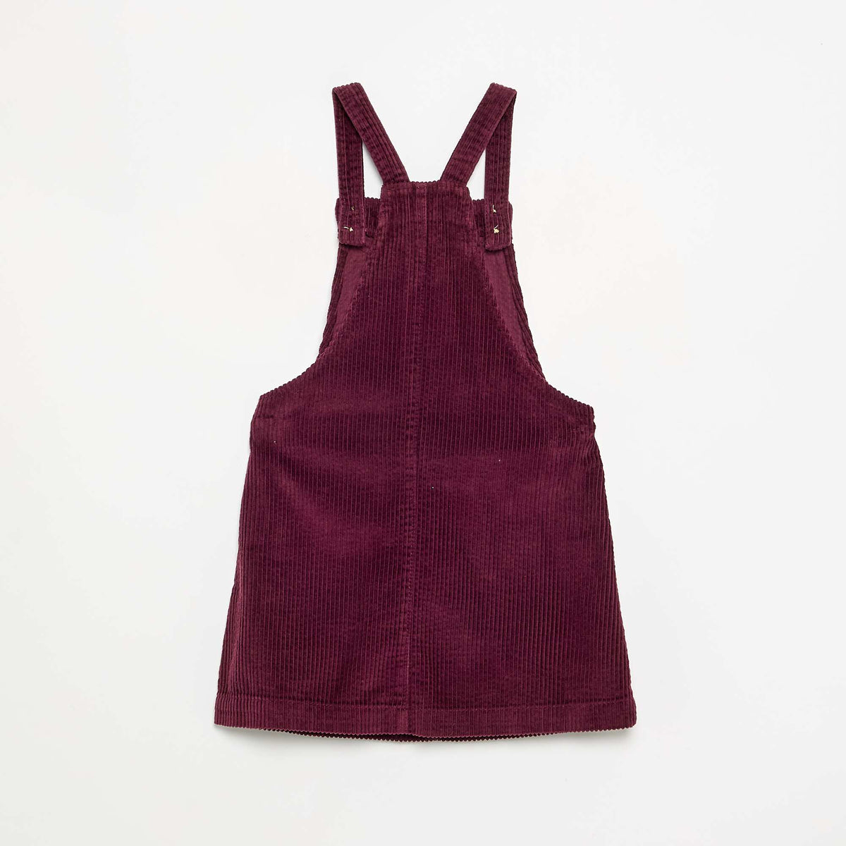 Corduroy Pinafore Dress PINK