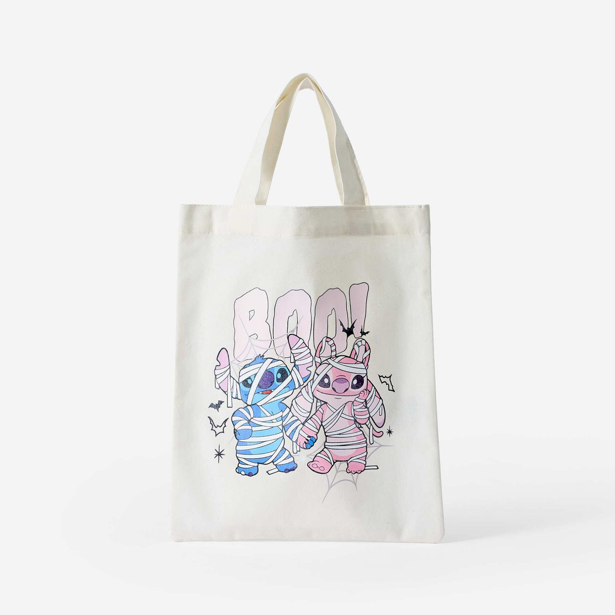 Tote bag / Halloween candy bag 'Stitch' 'Disney' BLACK