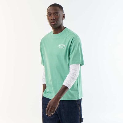 Embroidered Short-Sleeve T-Shirt GREEN