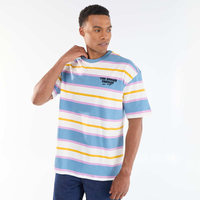 Striped Short-Sleeve T-Shirt BLUE