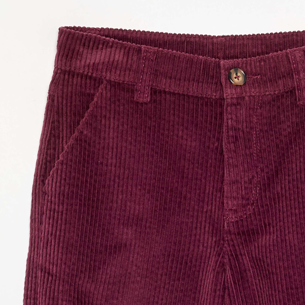 Wide Leg Corduroy Trousers PINK