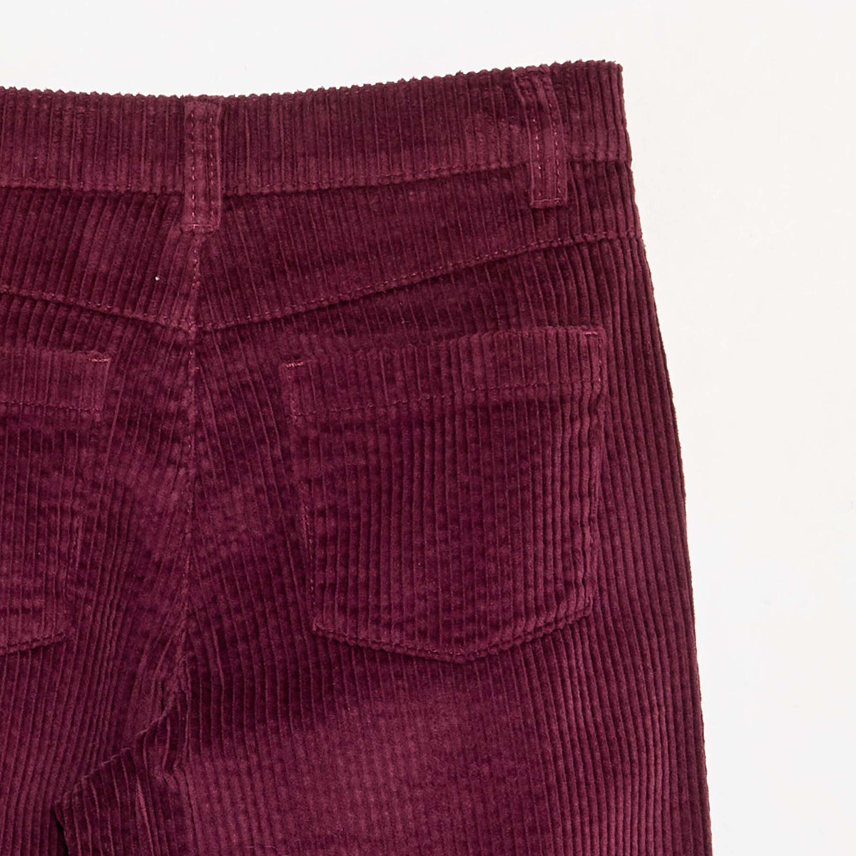 Wide Leg Corduroy Trousers PINK