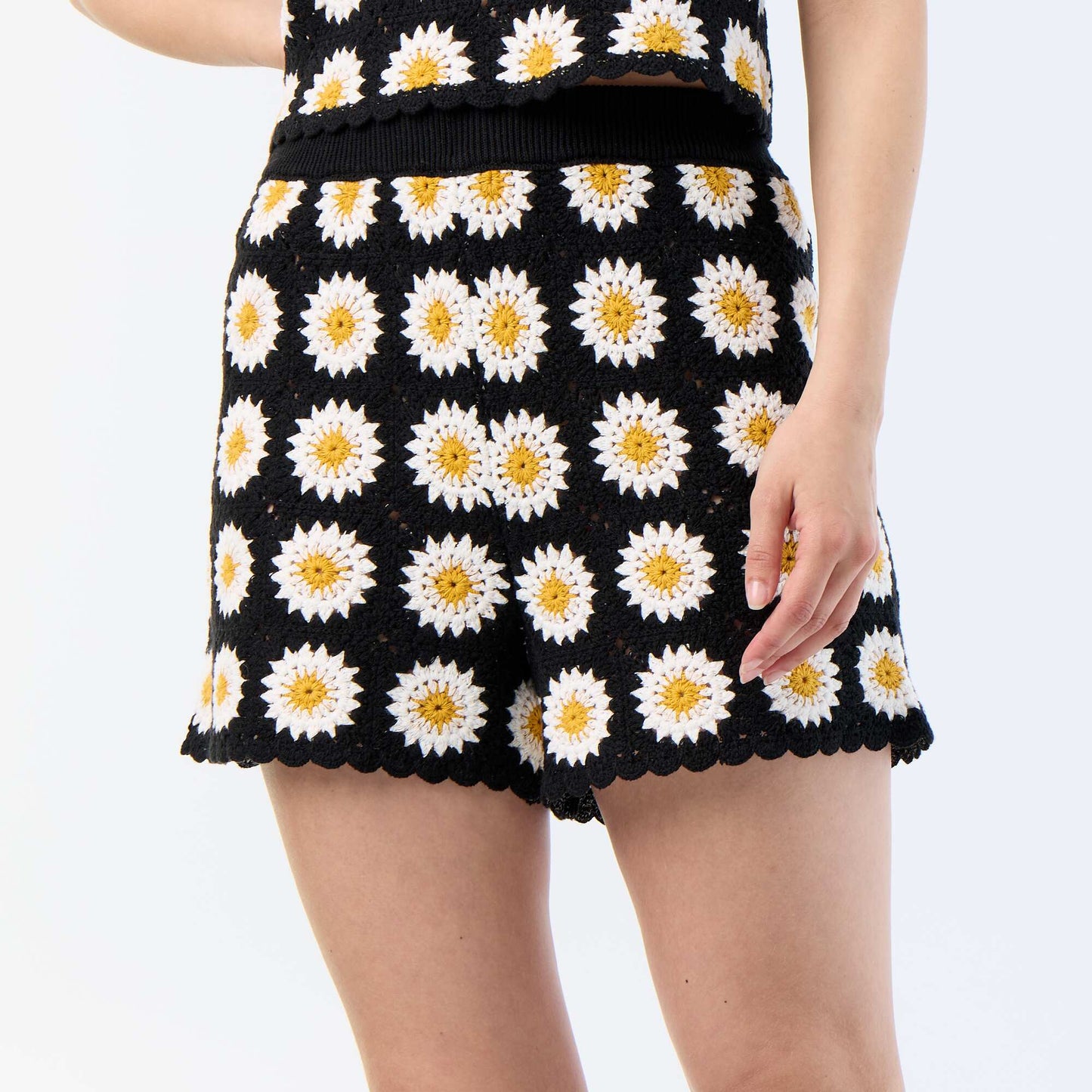 Crochet Shorts BLACK