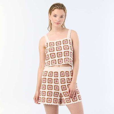 Crochet Shorts PINK
