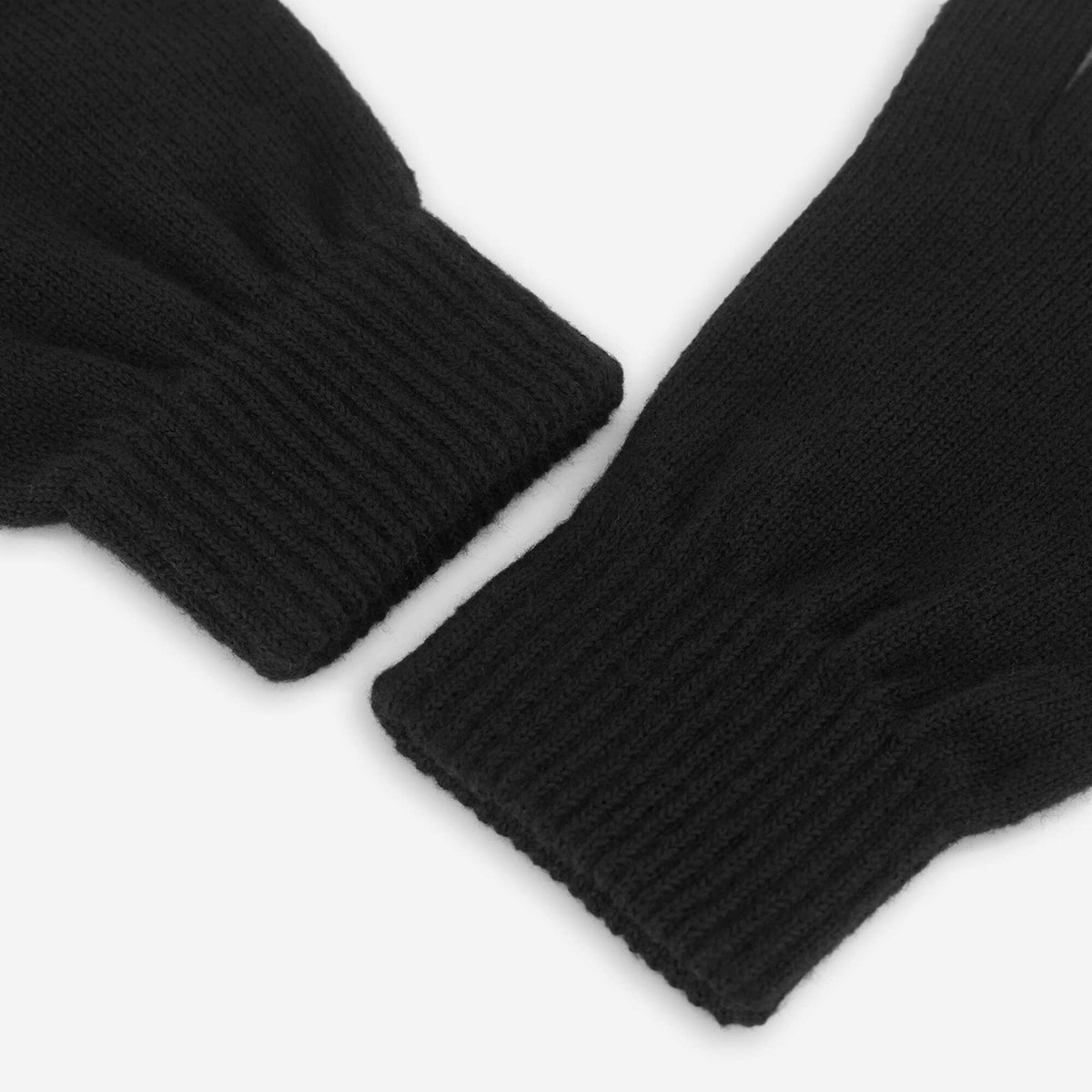 2-pack of touchscreen gloves BLACK