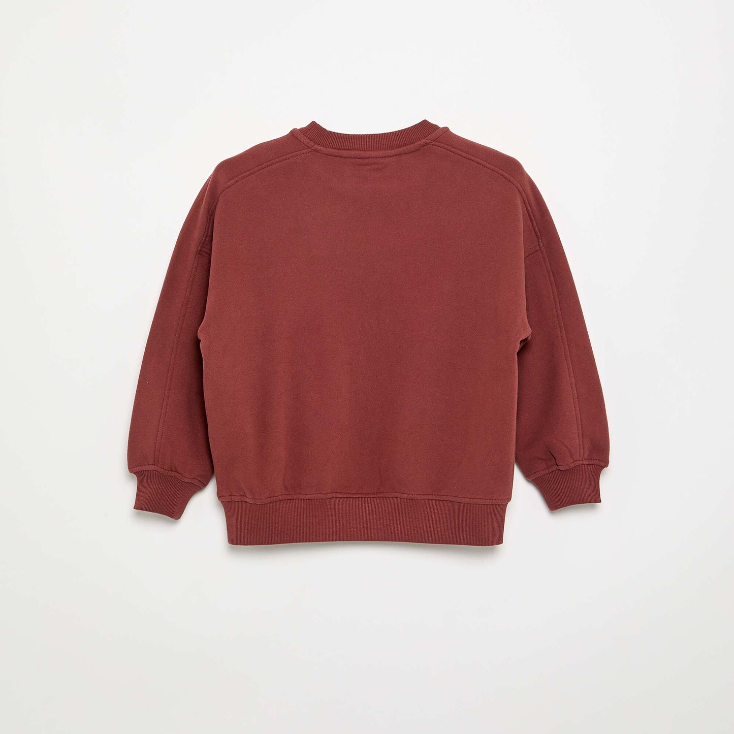 Printed Oversized Sweatshirt RED